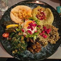 Vegan Plate at Le Daily Syrien Veggie in Paris