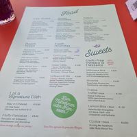 Menü at The Lala in Vienna