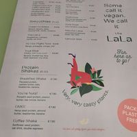 Drink menù 🧾 at The Lala in Vienna