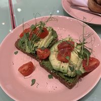 Avocado toast  at The Lala in Vienna