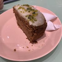 Carrot cake (a big piece!)  at The Lala in Vienna