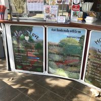 Fruity Soft serve and bowls at The Stand Natural Foods in Laguna Beach