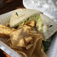 Avocado Sandwich at The Stand Natural Foods in Laguna Beach