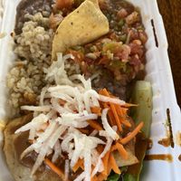 Tamales with rice + beans❤️ at The Stand Natural Foods in Laguna Beach