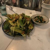 Vegan caesar and 3 bean salads!  at Bungalow by Middle Brow in Chicago