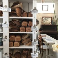 House made bread to go  at Bungalow by Middle Brow in Chicago