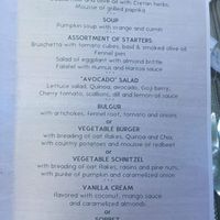 All inclusive set menu (you choose main and salad)  at Avocado in Crete