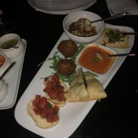 Selection of starters  at Avocado in Crete