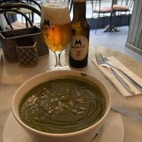 Crema de espinaca   at Cuvi in Barcelona