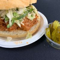 Pulled jackfruit  at Fork My Life in Sarasota