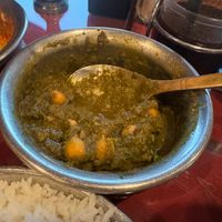 Channa Saag at India Oven in Cathedral City