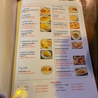 Breakfastw menu    at The Green Carrot in Banlung