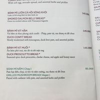 Menu 2 at Monsoon Bar & Kitchen in Hanoi