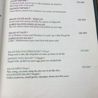 Menu 3 at Monsoon Bar & Kitchen in Hanoi