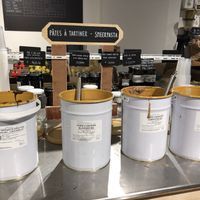 Lots of things in bulk, including nut butters  at The Barn in Brussels