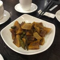 spicy braised radish  at Sum Yuen Buddhist Vegetarian Restaurant in Macau