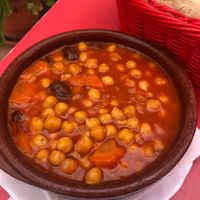 Chickpeas - Garbanzos at La Casa Creativa / Bar Terraza Pedro in La Gomera
