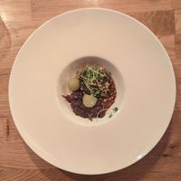 Vegan black pudding, truly amazing at Fino in Gdansk