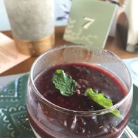 Pana cotta at Manitas in Brasilia