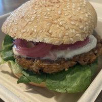 Falafel burger  at Planted - Cloud Kitchen in Metro Manila