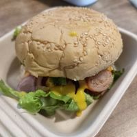 Beet burger at Planted - Cloud Kitchen in Metro Manila