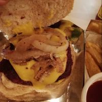 Corned beet burger (taste like tacos) at Planted - Cloud Kitchen in Metro Manila