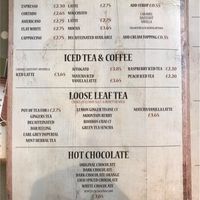 Menu (September 2019) at Gingers Welsh Bakery in Haverfordwest