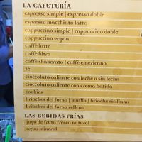 Vegan cappuccino  at OGGI in Santiago