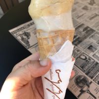 Lucuma and banana
The ice cream was so good that I forgot to take the pic before eat  at OGGI in Santiago