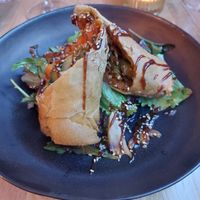 Mock duck spring roll at Rustica in Torrevieja