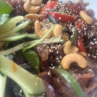 Mock duck salad    at Rustica in Torrevieja