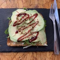 Avocado toast  at Cafe La Lola  in Gran Canaria