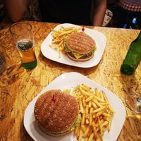 Vegan Burger at Lola's at Cafe La Lola  in Gran Canaria