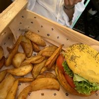 spicy cecio at Flower Burger in Bologna