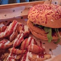 De temporada, de calabaza con setas at Flower Burger in Bologna