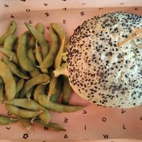 Jungle BBQ con edamame at Flower Burger in Bologna