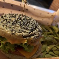 Jungle BBQ with edamame  at Flower Burger in Bologna