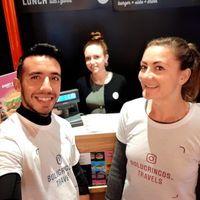 The staff was always smiley and gentle  at Flower Burger in Bologna