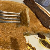 Some of the best vegan pancakes I’ve had out. Perfectly cooked veggie bacon!! at The Toasted Owl Cafe - Cortland Blvd in Flagstaff