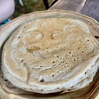 2 apple pancakes   at The Toasted Owl Cafe - Cortland Blvd in Flagstaff