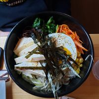 Veggie bibimbab at Hiro Ramen in Ashland