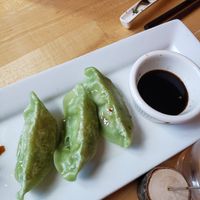 Veggie gyoza at Hiro Ramen in Ashland