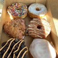 All great and all vegan!   at Pepperbox Doughnuts - Design Center  in Charlotte