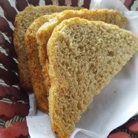 Homemade bread at El Mirador in Panama City