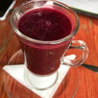 authentic hot fruity drink at Vilties Vaistinės Arbatine in Kaunas