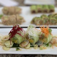 Vegan sushi rolls  at Izumi Asian Bistro in Woodstock