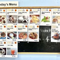 Menu  at E-PACS Vegan Cafe in East Tamaki