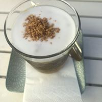 Mangopudding mit Tapiokaperlen at vEATnam in Villach