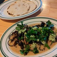 Mushroom skewers at El Planta in South Brisbane