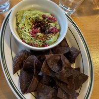 Happy hour menu: guacamole com tostadas   at El Planta in South Brisbane